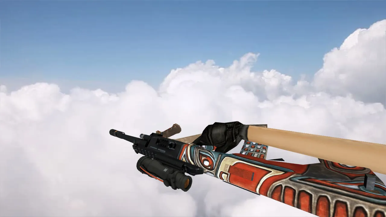 Скачать Модель AUG Totem для CS 1.6 - Качественная замена оригинала - Скриншот
