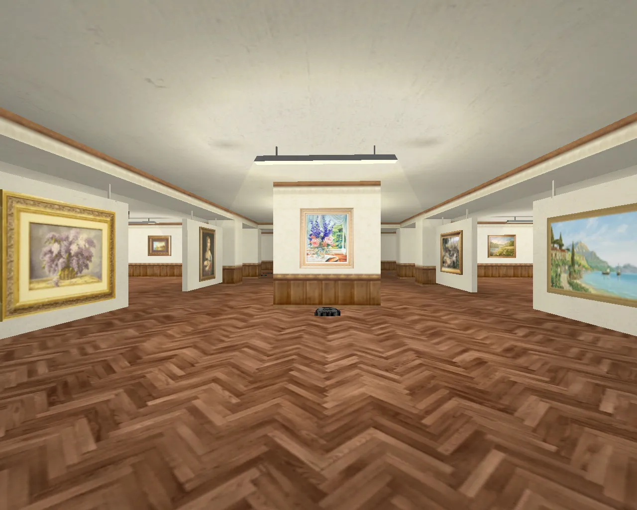 Скачать Карта fy_art_gallery_beta для CS 1.6: FY-режим, точки, маршруты, .nav, оптимизация wpoly/epoly - Скриншот