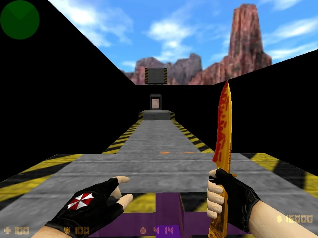 deathrun_n3rd для CS 1.6: геймплей Deathrun, точки, маршруты и настройка под ботов — скриншот 2