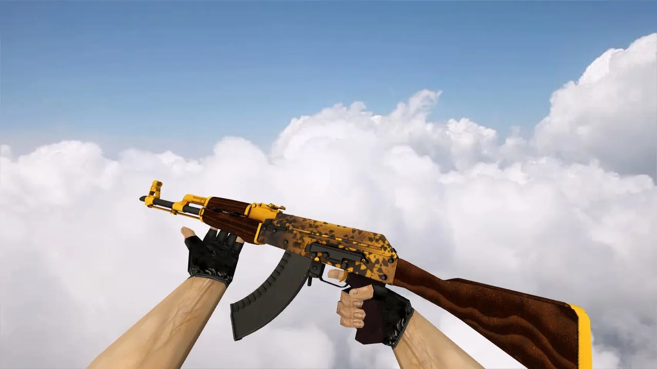 Скачать Модель «AK-47 Reactor» для CS 1.6: v_ и p_ модели, звуки, анимация осмотра, качество текстур - Скриншот