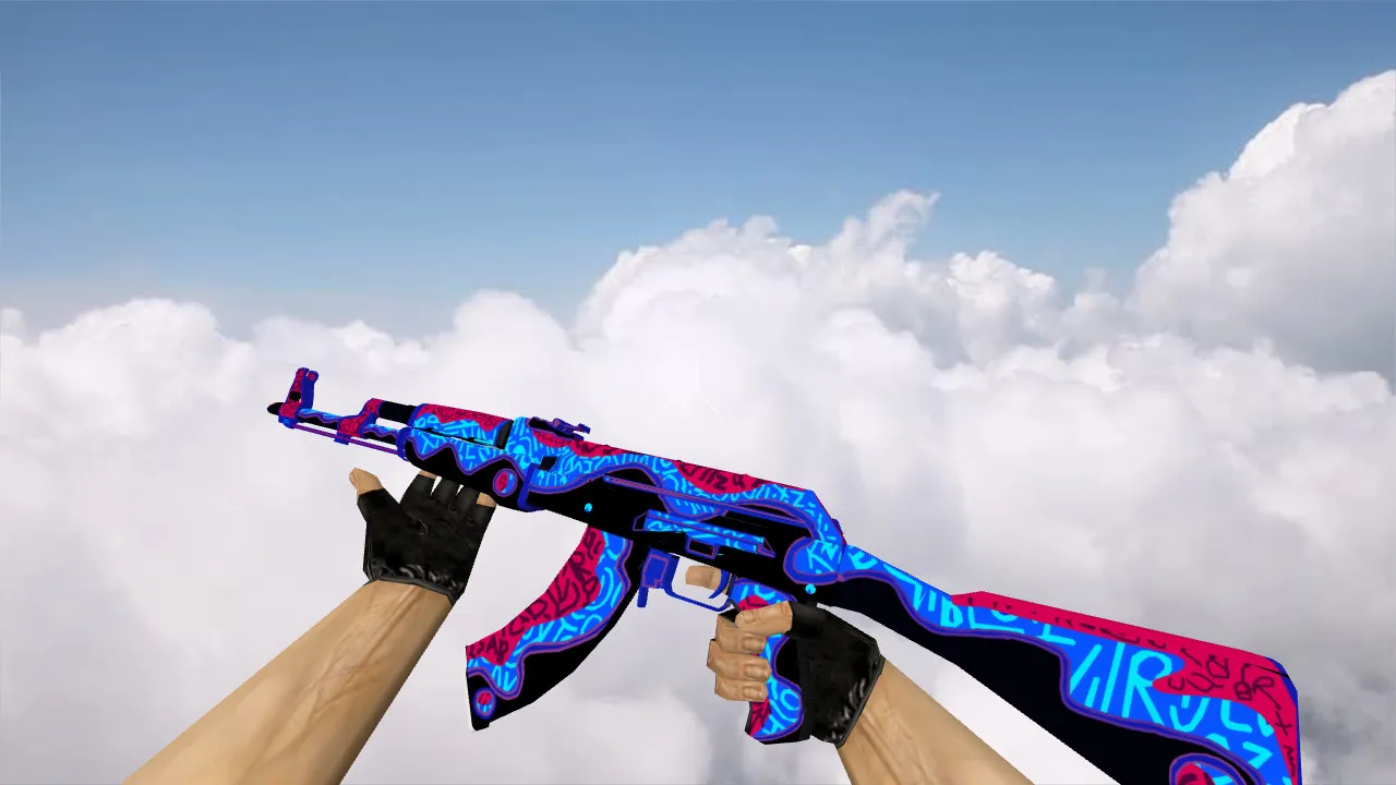 Скачать Модель AK-47 Red Ice для CS 1.6 - Получите уникальный скин - Скриншот