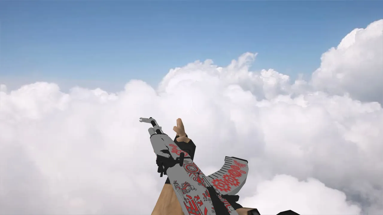 Скачать Модель АК-47 Gear для CS 1.6 - Оружие с уникальным дизайном - Скриншот