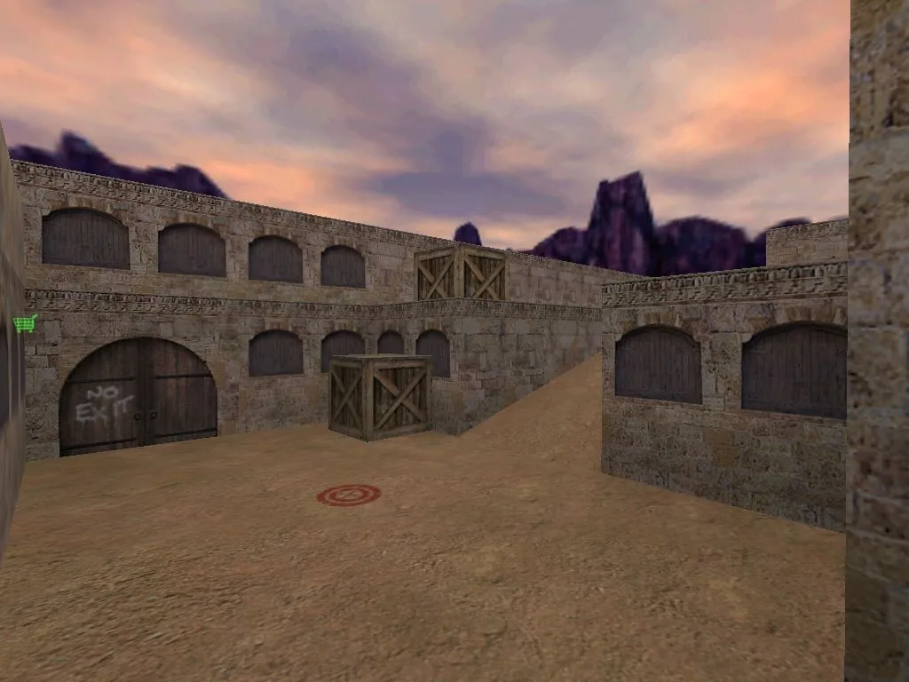 de_arabia2 для CS 1.6: тактики за CT/T, точки на пленте, .nav и оптимизация карты — скриншот 9