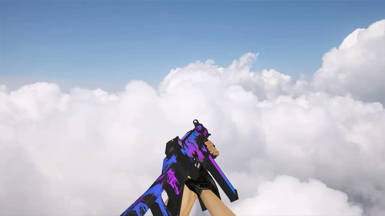 Скачать Модель «UMP-45 Cyberpunk» для CS 1.6 - Доступные текстуры и звуки - Скриншот