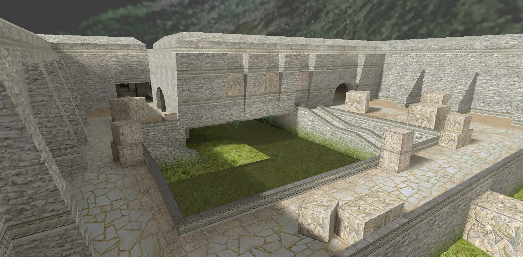 de_aztecbridge для CS 1.6: точки, маршруты, .nav и оптимизация wpoly/epoly — скриншот 7