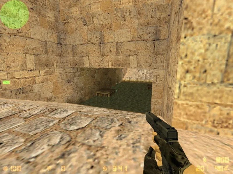 de_dust25 карта для CS 1.6: точки, раунды за CT/T, оптимизация wpoly/epoly и .nav для ботов — скриншот 10