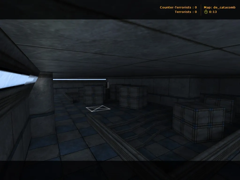 Скачать de_catacomb для CS 1.6: обзор карты, точки, баланс сторон и настройка для стабильной игры - Скриншот