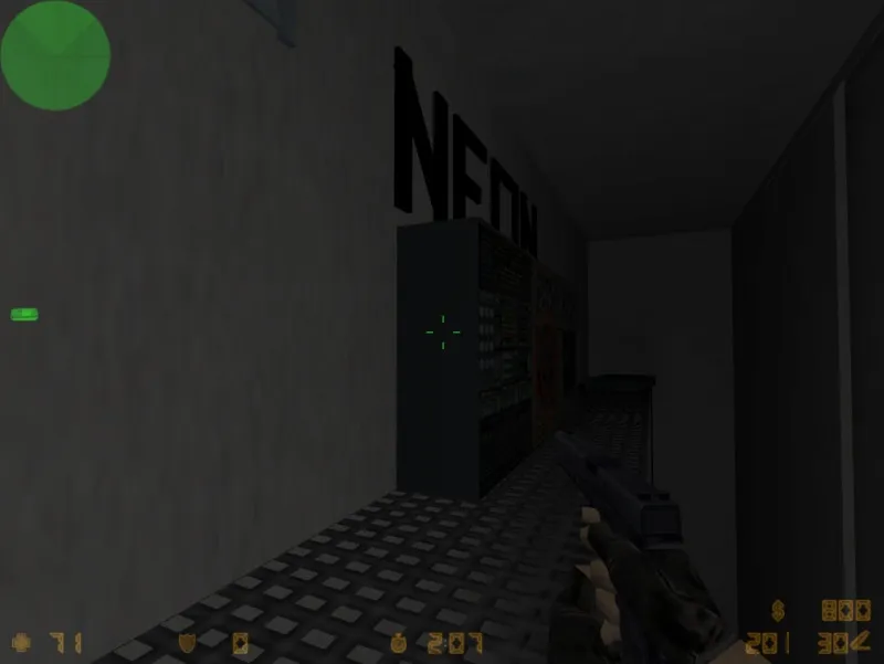 Скачать Карта de_neonsroom для CS 1.6: Тактики и особенности - Скриншот