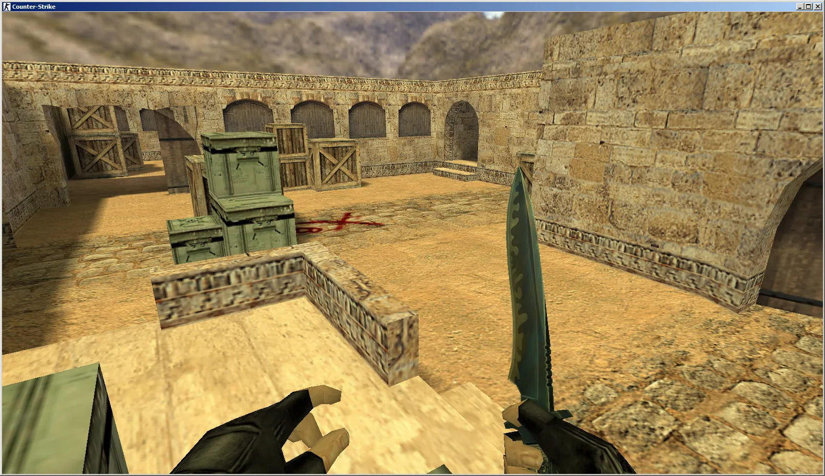Скачать de_dust_bnd для CS 1.6: карта, точки для Т и КТ, bnd-стиль, .nav и оптимизация wpoly/epoly - Скриншот