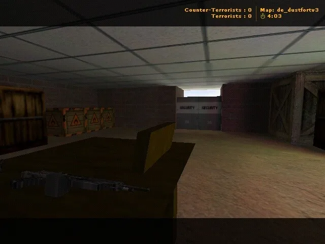 Скачать de_dustfortv3 карта для CS 1.6: баланс сторон, точки под клатч и маршруты ботов, .nav и оптимизация - Скриншот
