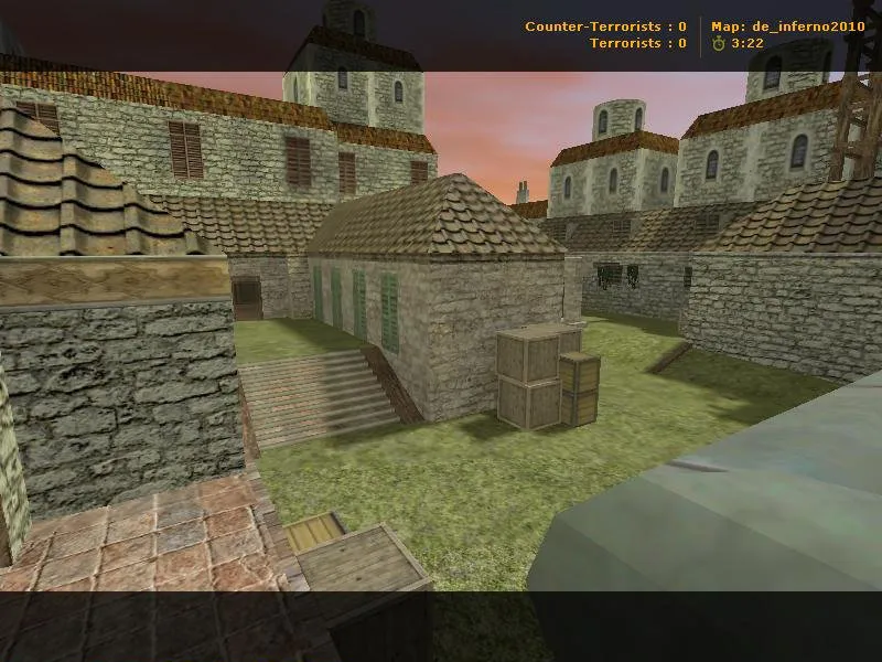 Скачать Карта de_inferno2010 для CS 1.6: тактика и особенности - Скриншот