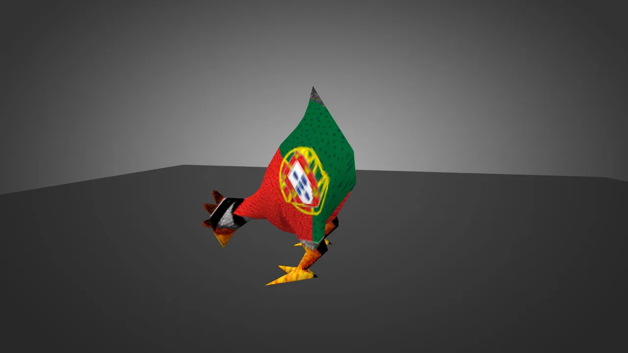 Скачать Модель «Portugal Chiken» для CS 1.6 - Уникальный скин для игроков - Скриншот