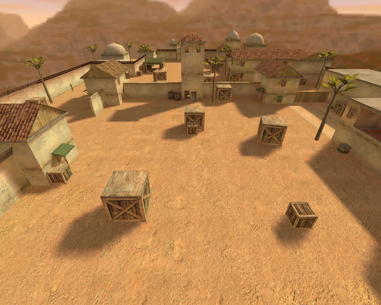Скачать aim_arabia для CS 1.6: тренировка прицела, раунды на точность, точки для спрея и быстрых фрагов - Скриншот