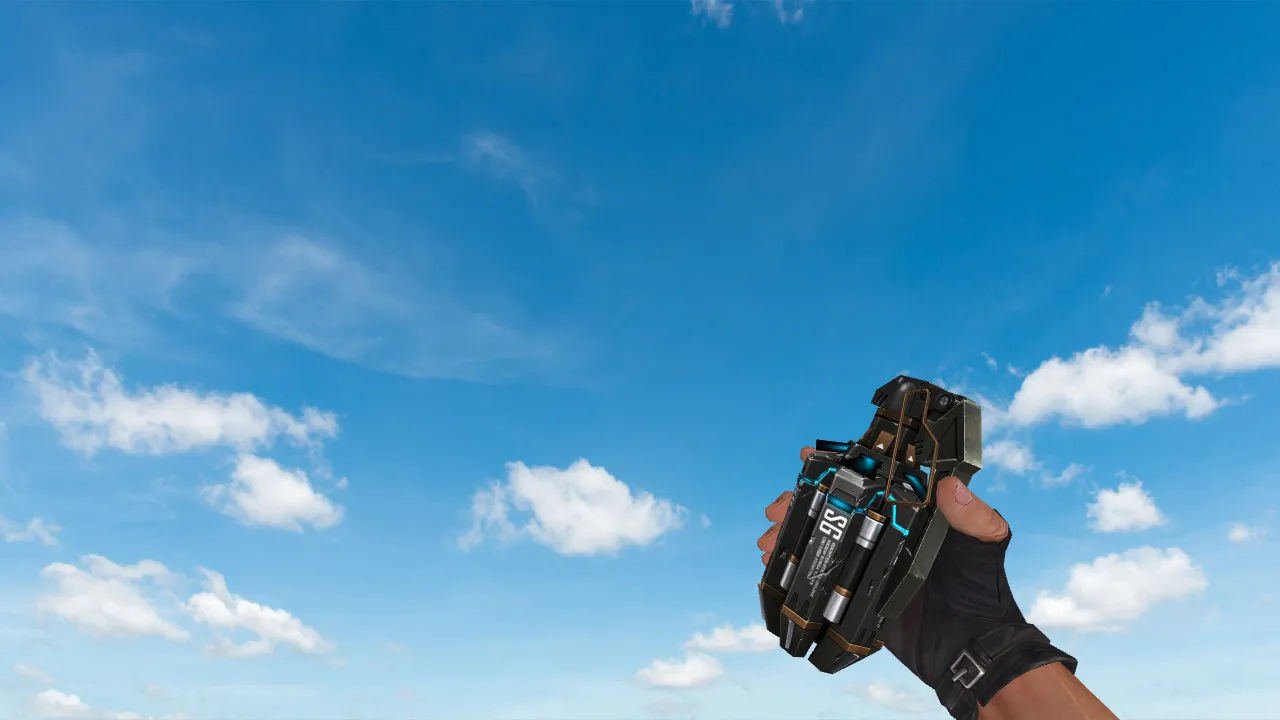 Скачать Chain Grenade v_, p_, w_ модель гранаты для CS 1.6 с качественным звуком и анимацией осмотра - Скриншот