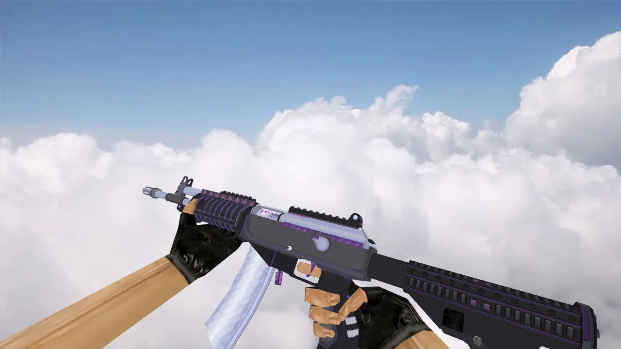 Скачать Модель «Galil Moores Law Purple» для CS 1.6 - Идеальная тактика - Скриншот