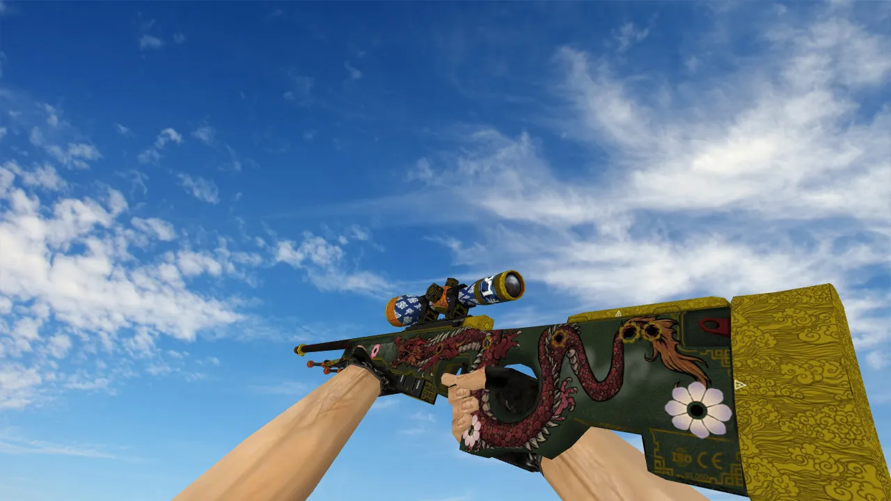 Скачать Модель AWP Longun для CS 1.6 - Качественная замена - Скриншот