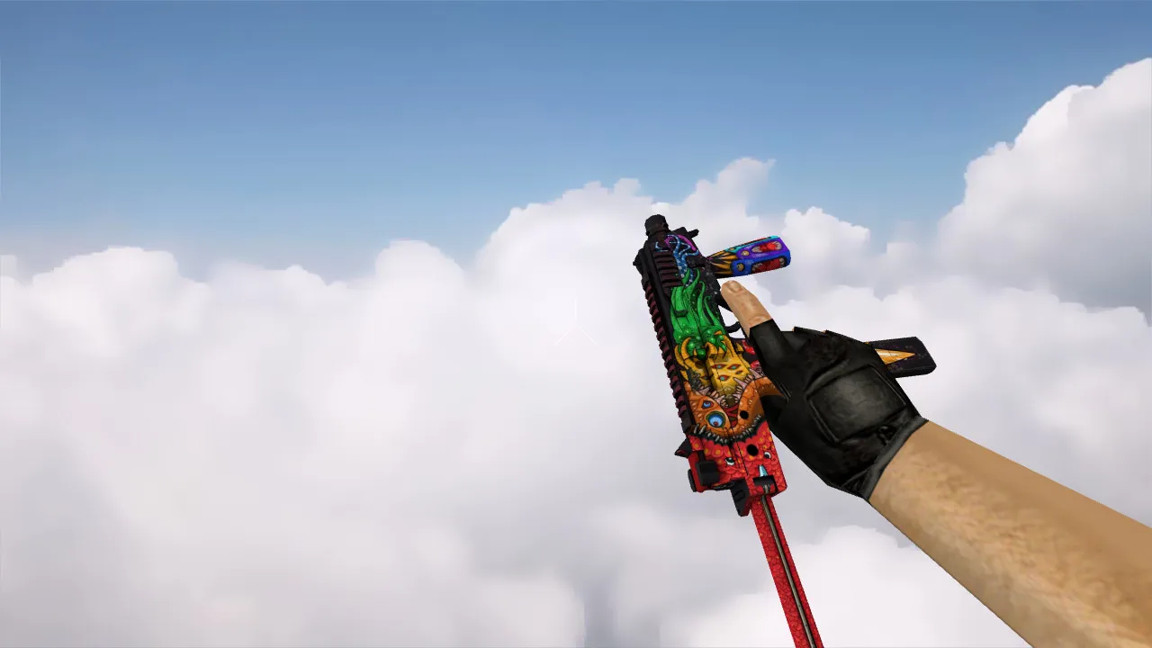 Скачать MP9 | Пищевая цепь (Food Chain) для CS 1.6 - Модели оружия - Скриншот