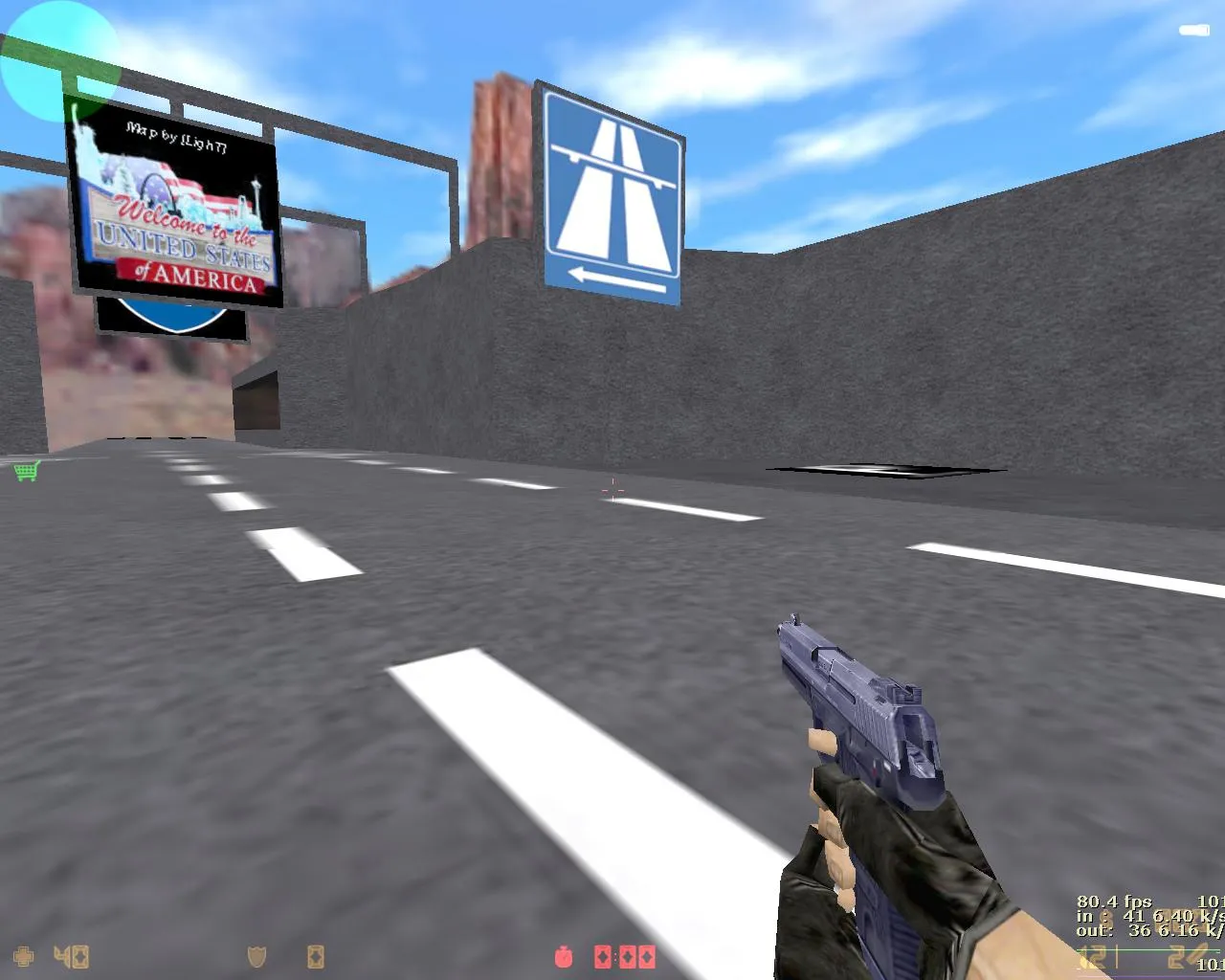 Скачать deathrun_highroad для CS 1.6: точки, боты .nav, баланс сторон и настройка сервера - Скриншот