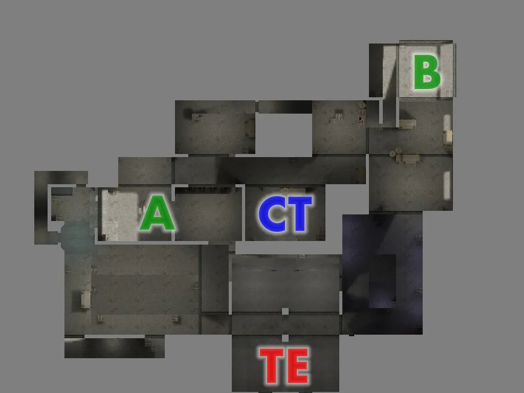 de_fac_gray_pro — DE карта для CS 1.6: баланс сторон, точки, .nav для ботов и оптимизация wpoly/epoly — скриншот 6