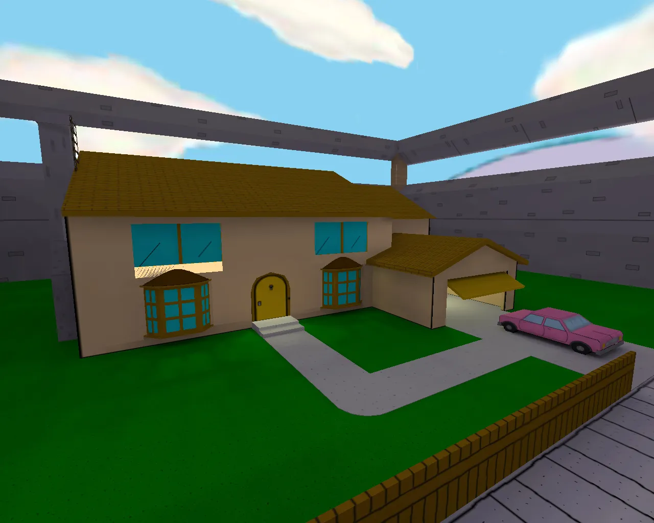 Скачать Карта fy_simpsons_house для CS 1.6: тактика, точки, настройка и оптимизация FY режима - Скриншот