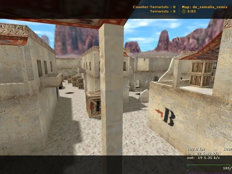 Скачать Карта de_somalia_remix для CS 1.6: тактические особенности и оптимизация - Скриншот