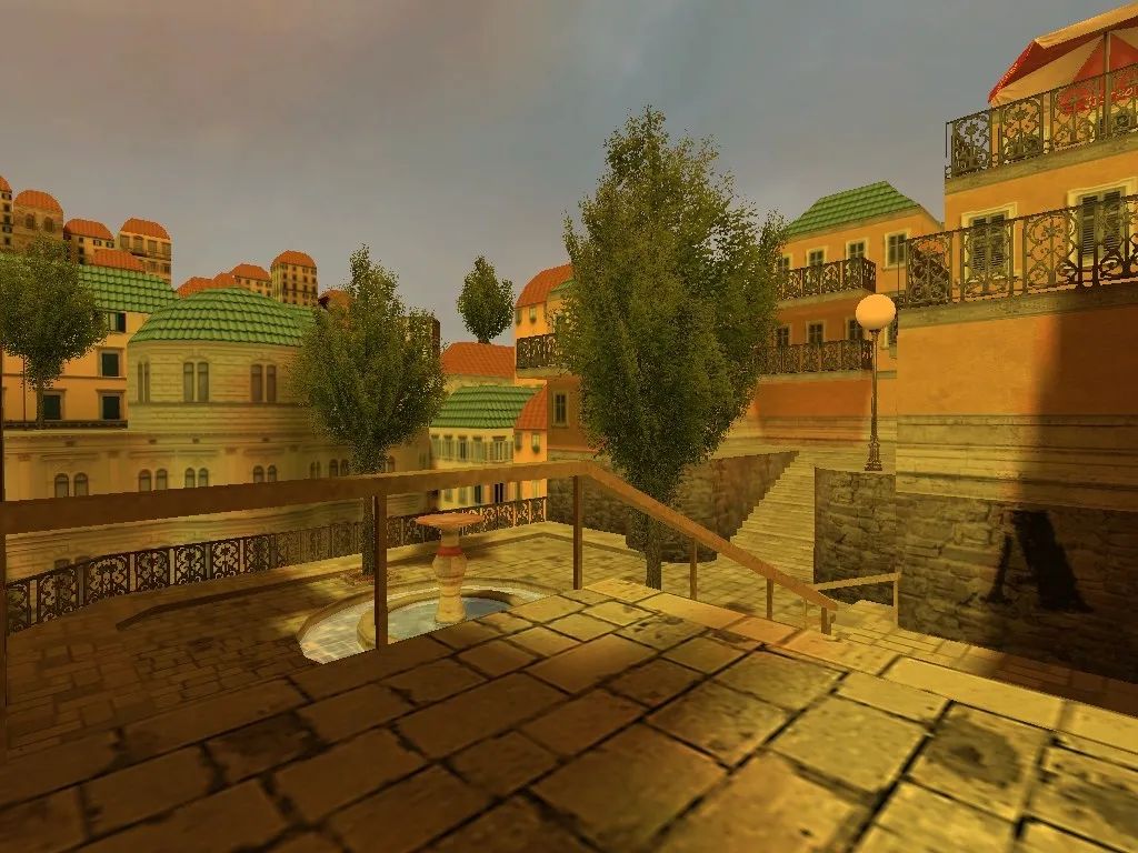 Скачать Карта de_terrace_hill для CS 1.6 — стратегические преимущества и тактики - Скриншот