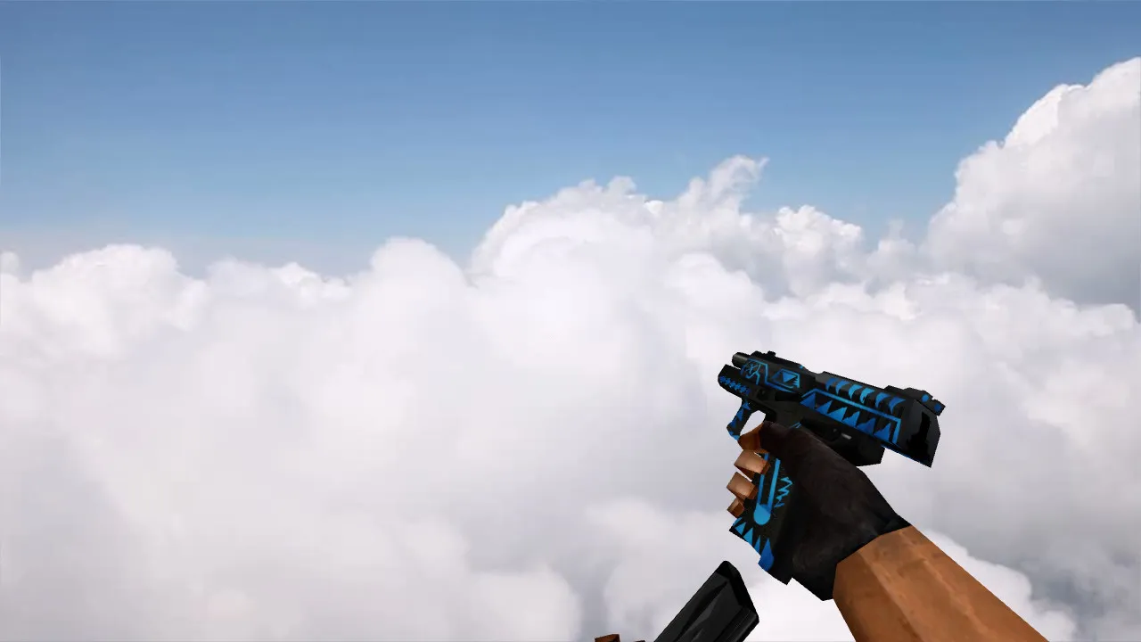 Скачать Модель «USP Night Shark» для CS 1.6 — уникальный скин с четкими текстурами - Скриншот