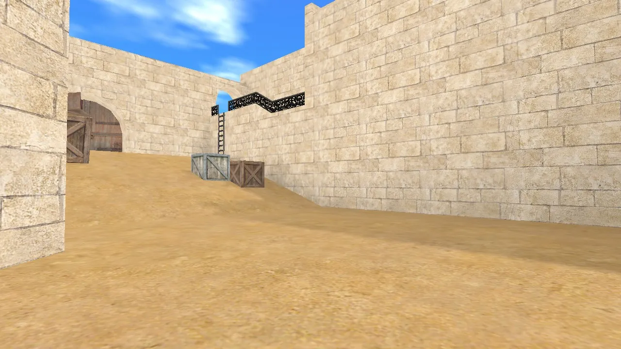 Скачать de_dust2_2006 карта для CS 1.6: баланс сторон, точки, .nav для ботов и оптимизация - Скриншот