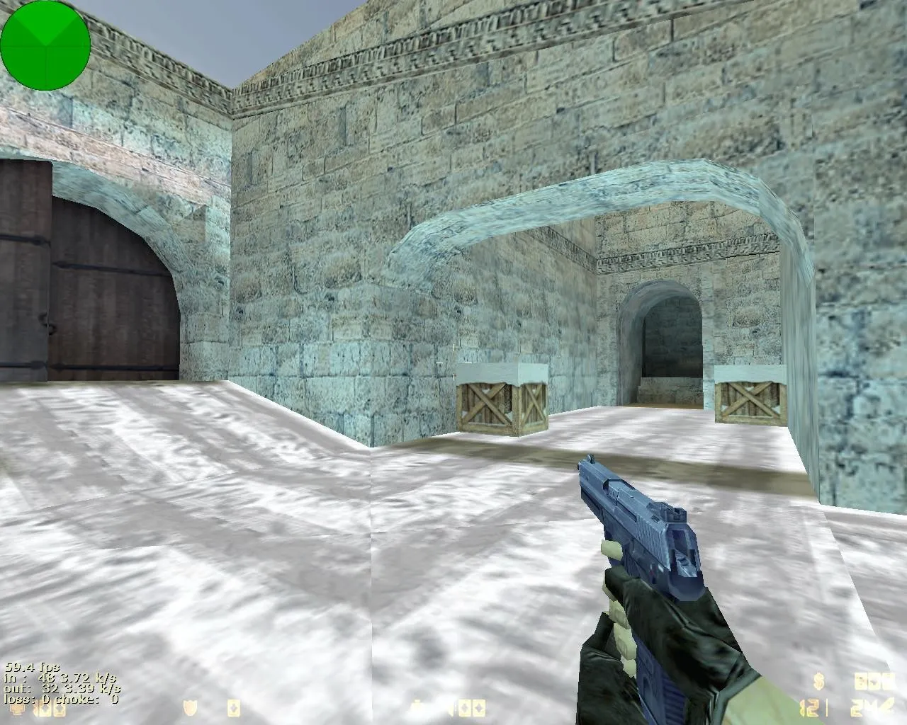 Скачать de_snow_dust - Зимняя Карта для CS 1.6: Тактика и Оптимизация - Скриншот
