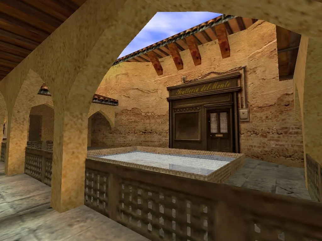 Скачать Карта de_marjour для CS 1.6 — тактическое преимущество в игре - Скриншот