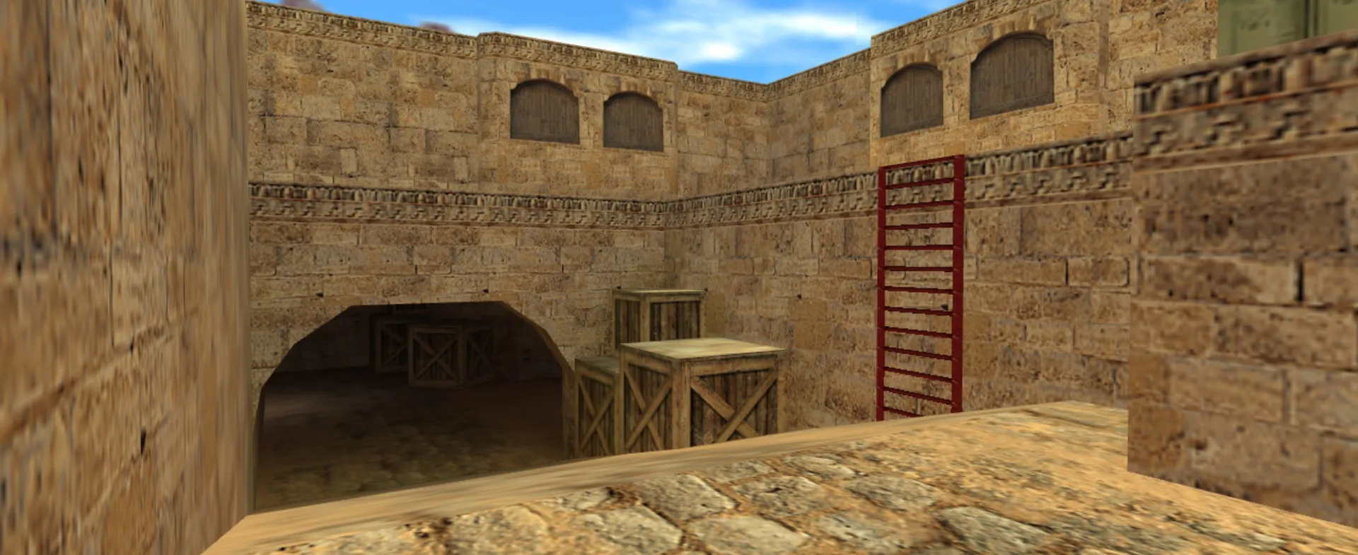 Карта de_dust2_cukur для CS 1.6: тактика за теров и кт, точки контроля, .nav и оптимизация — скриншот 7