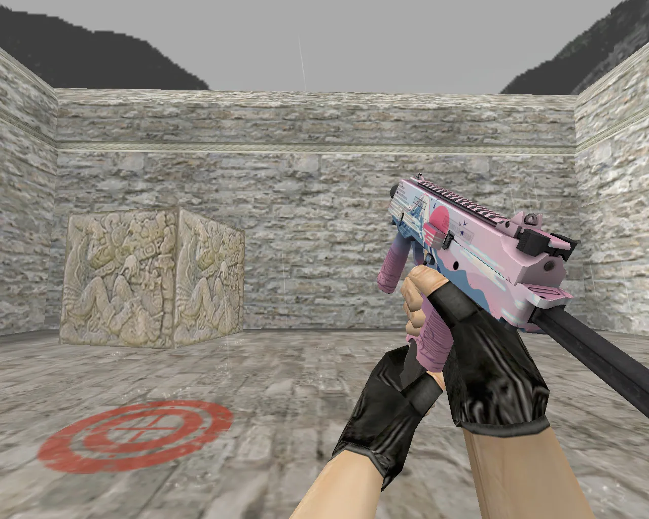 Скачать MP9 | Фудзияма (Mount Fuji) для CS 1.6 – Уникальный скин - Скриншот