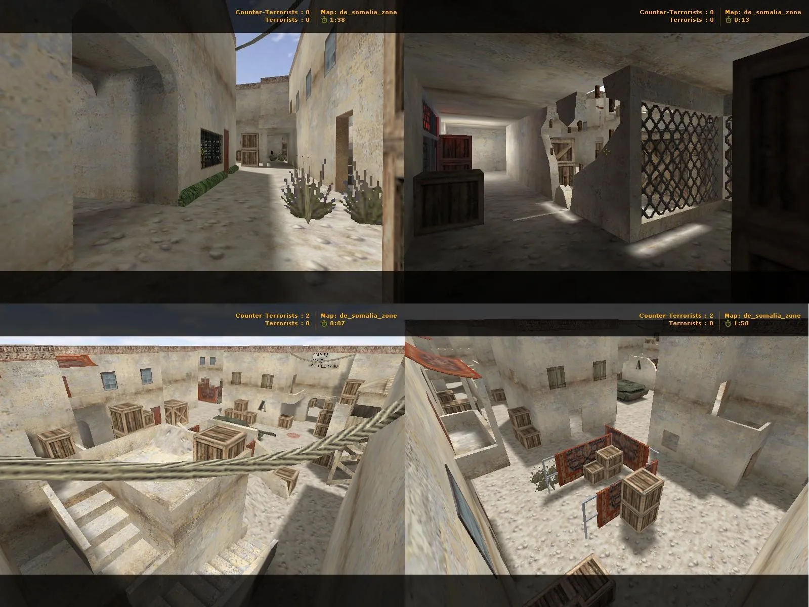 Скачать Карта de_somalia_zone для CS 1.6 - Тактические преимущества и особенности - Скриншот