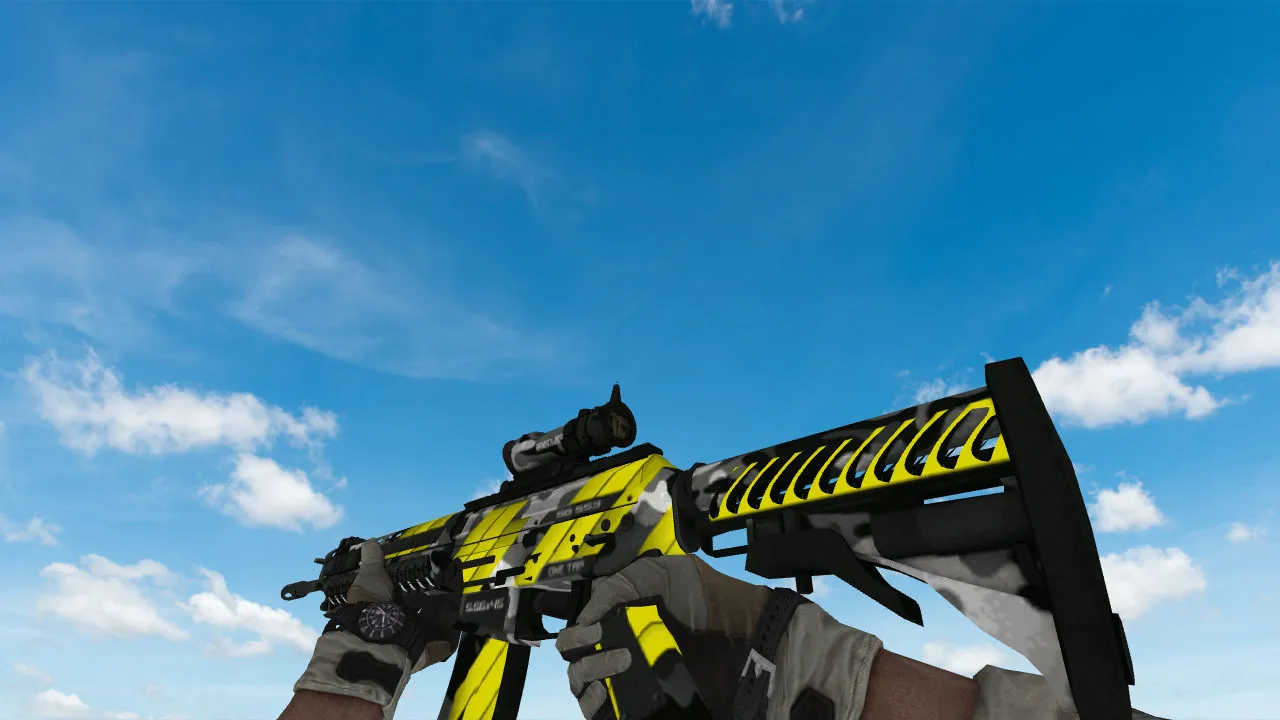 Пак моделей оружия «BasildoomHD» для CS 1.6: v_, p_, w_ модели, звуки, анимация осмотра и качество текстур — скриншот 24