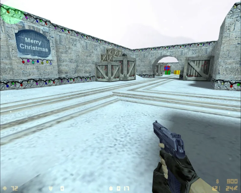 Карта de_xmas_dust для CS 1.6 - Сражения на зимних просторах — скриншот 6