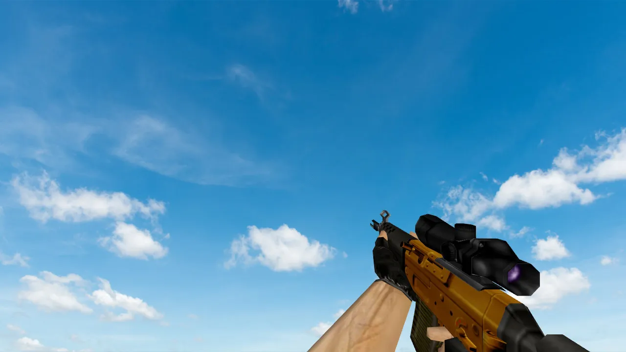 Пак моделей оружия «Gold Weapons Pack V3» для CS 1.6: v_ p_ w_ модели, звуки, анимация осмотра — скриншот 23