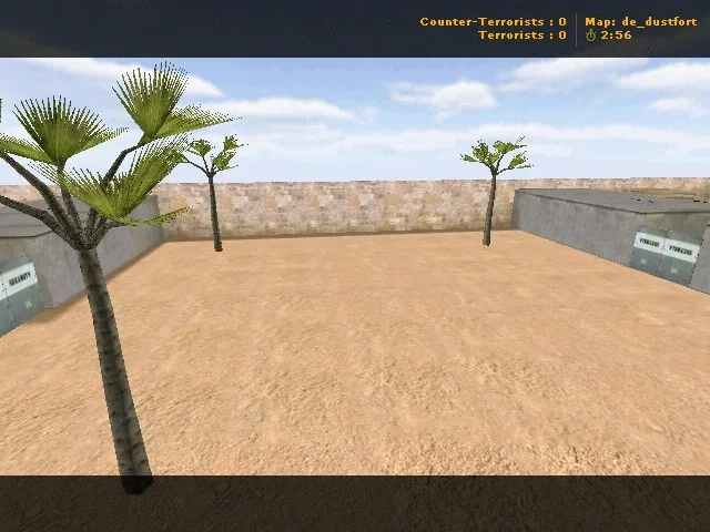 Скачать Карта de_dustfort для CS 1.6: точки, тактика Т/КТ, .nav, оптимизация wpoly/epoly и настройка под сервер - Скриншот