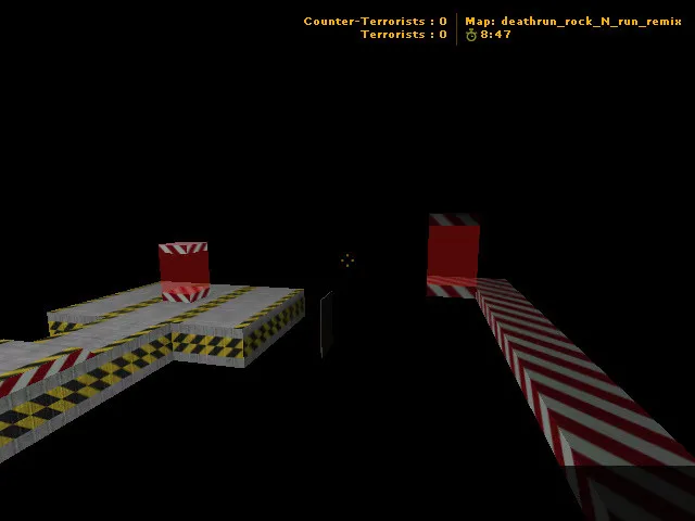 Скачать deathrun_rock_n_run_remix для CS 1.6: карта deathrun, точки, маршрут и оптимизация - Скриншот