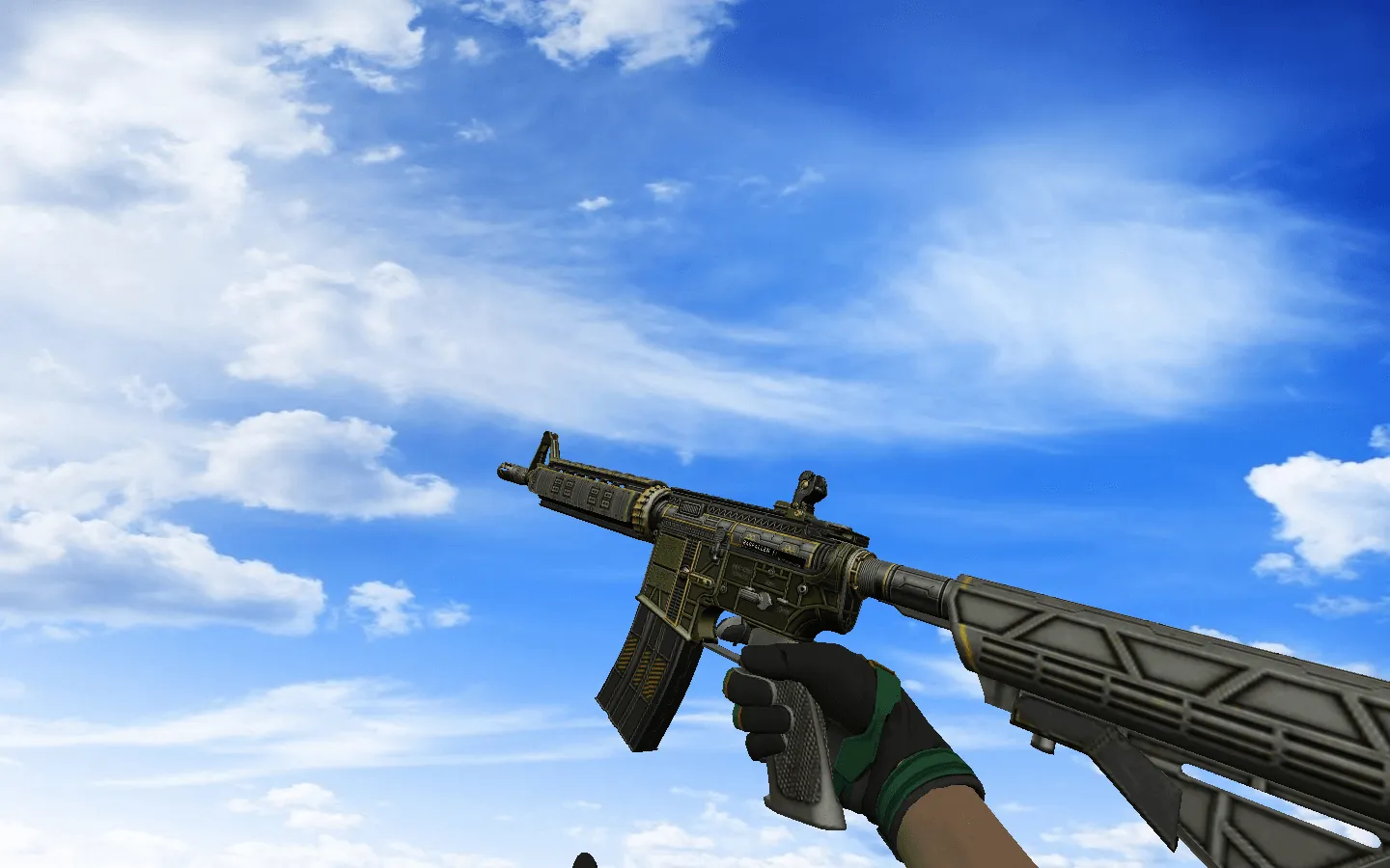 Скачать Пак оружия CS 1.6 с ☆ мотоциклетными перчатками «Черепаха»: AK-47, AWP, ножи и керамбиты с осмотром - Скриншот