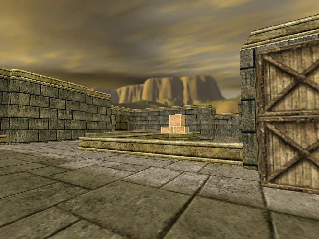 de_dust2_storm_v2 для CS 1.6: обзор карты, точки под роли, тактики за Т и КТ, .nav и оптимизация — скриншот 9