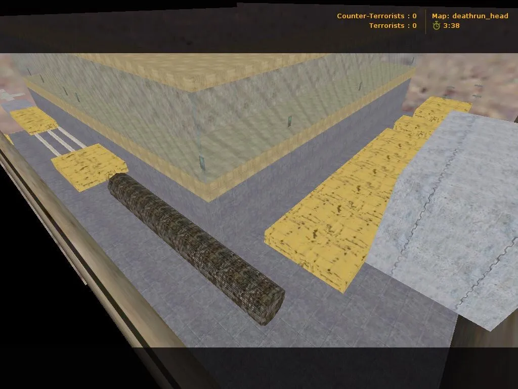 Скачать deathrun_head для CS 1.6: тактика, точки для CT/T, установка карты и настройка под ботов - Скриншот