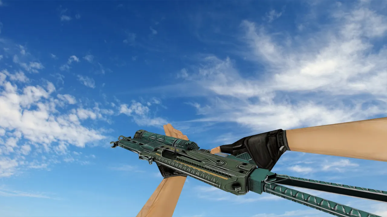 Скачать Модель «PP-19 Bizon Space Module» для CS 1.6 - Уникальный скин - Скриншот