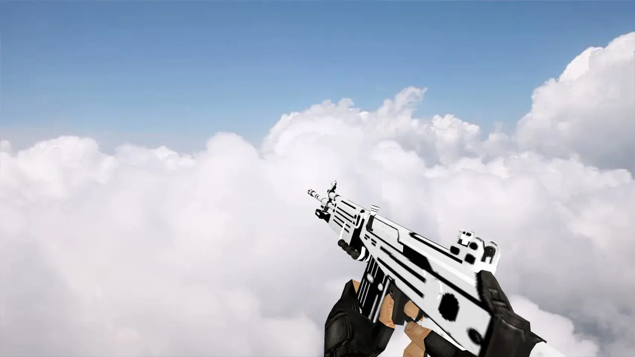 Скачать Модель «Default Galil Black-n-White» для CS 1.6 - Качественные текстуры и анимация - Скриншот