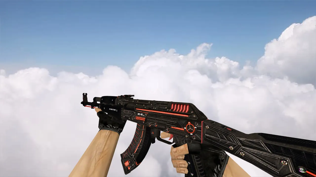 Модель AK-47 Aviator для CS 1.6 - Качественные текстуры и анимация — скриншот 2