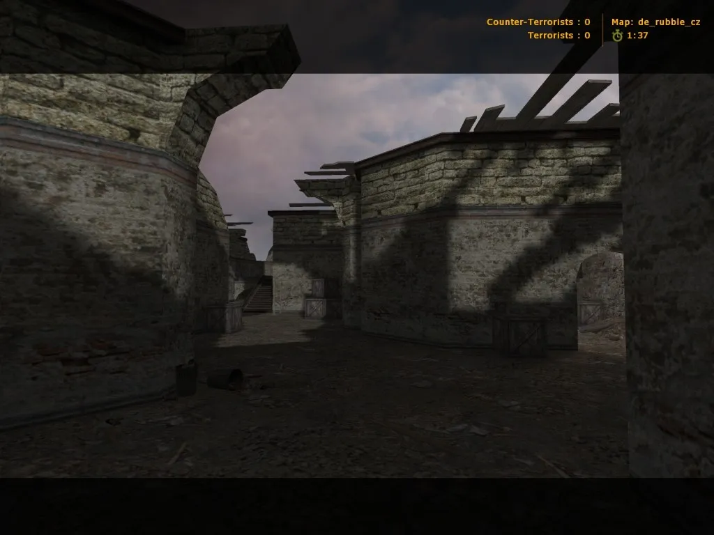 Скачать Карта de_rubble_cz для CS 1.6 - Описание и особенности - Скриншот