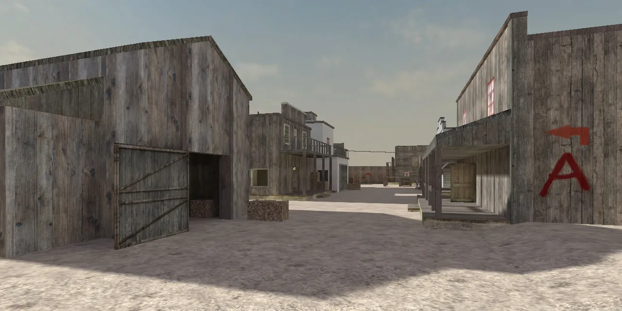 Скачать Карта de_westwood_hd для CS 1.6: Тактика и особенности - Скриншот