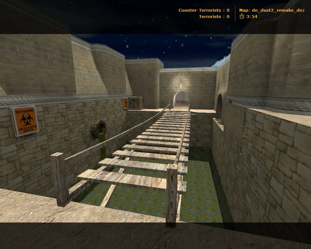 Скачать Карта de_dust2_remake_dez для CS 1.6: баланс сторон, точки, .nav, оптимизация wpoly/epoly - Скриншот