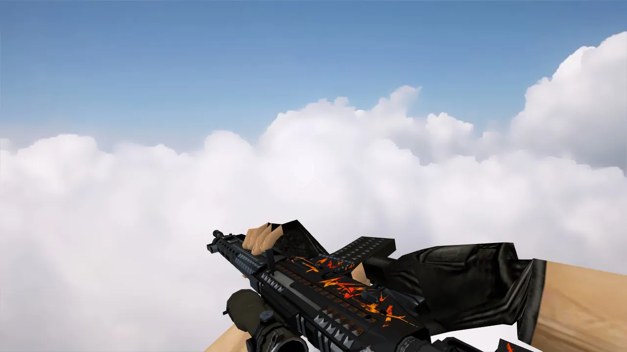 Скачать SG 553 | Тяжёлый метал (Heavy Metal) для CS 1.6 - Скриншот
