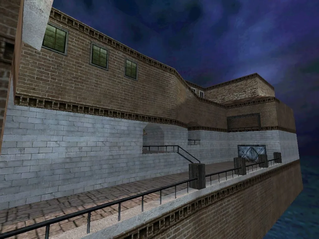 Скачать Карта de_seaside2k для CS 1.6 - Тактический анализ и особенности - Скриншот