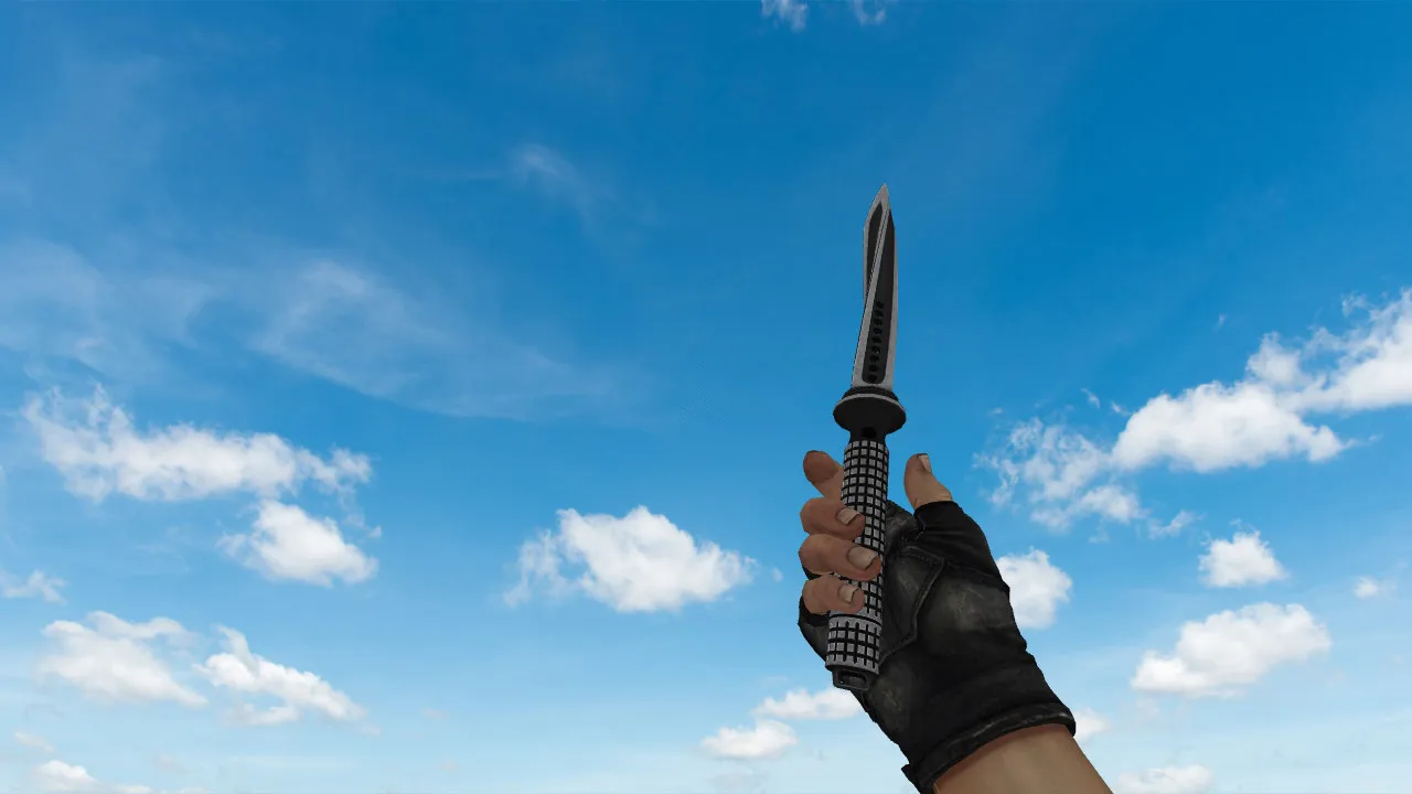 Скачать Модель ножа «Jagdkommando Tri-Dagger» для CS 1.6: v_, p_, w_, звуки, анимация осмотра и качество текстур - Скриншот